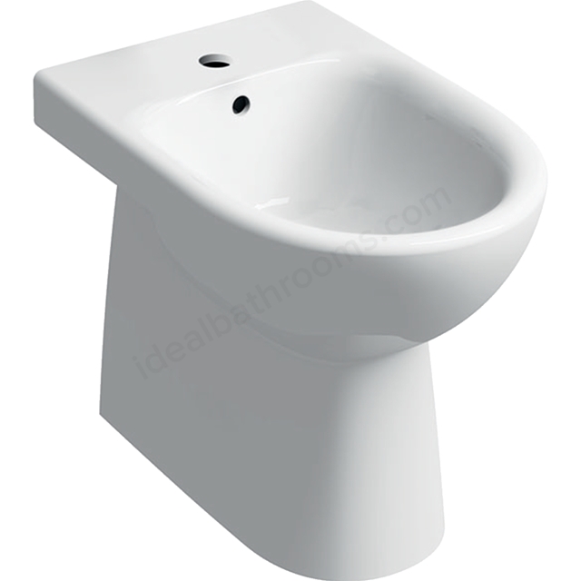 Geberit Selnova Floor Standing Bidet Back To Wall;Semi Shrouded;1 Tap