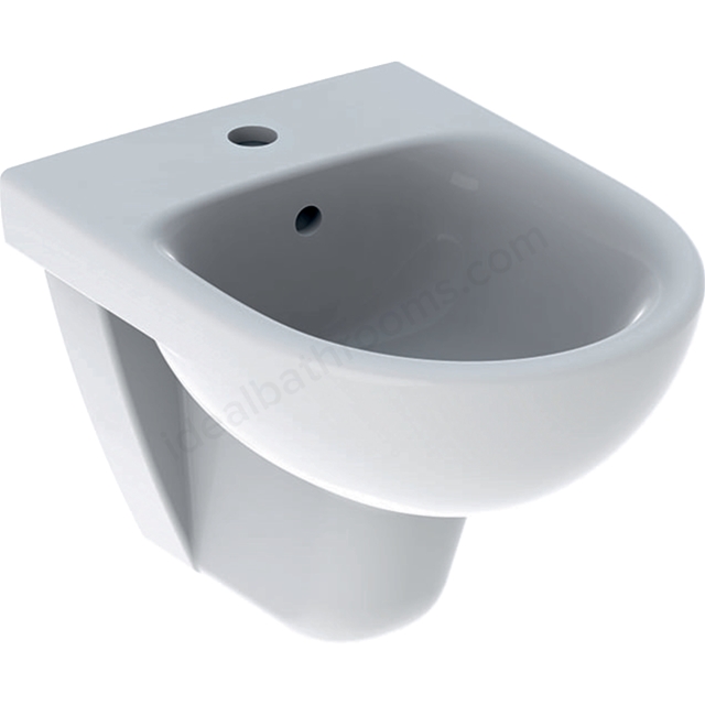 Geberit Selnova Compact Wall Hung Bidet; Short Projection;1 Tap