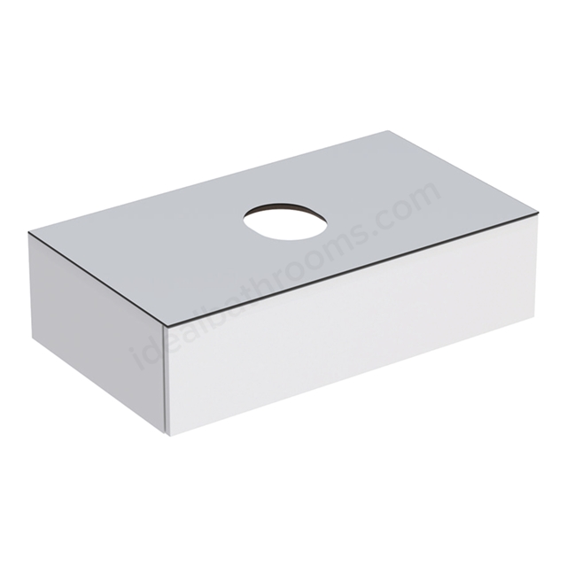 Geberit VariForm Cabinet for Lay-On Basin, One Drawer, 900mmW, White