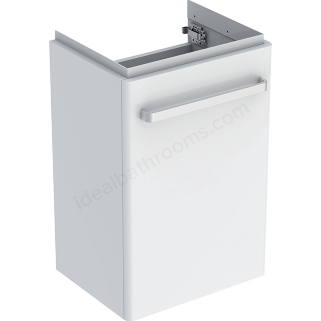 Geberit Selnova Compact Vanity Unit For Handrinse Basin 450x340;Service Space - White