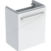 Geberit Selnova Compact Vanity Unit For Washbasin 550x370;Service Space - White