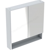 Geberit Selnova Square S Mirror Cabinet;588x850;Two Doors;White