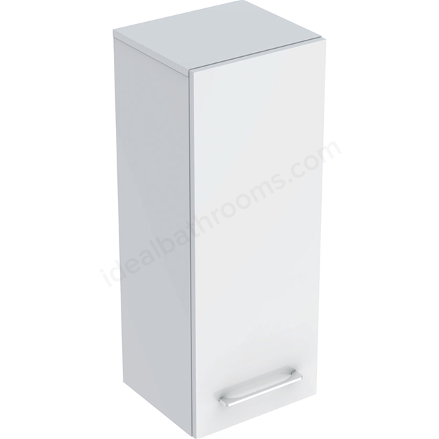 Geberit Selnova Square S 330mm Medium Side Cabinet With One Door;White