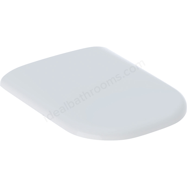 Geberit Smyle WC Seat w/ Rounded Edge - Glossy White