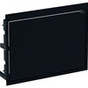Geberit Ready-to-fit set for ONE washbasin; floating design: jet black RAL 9005
