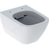 Geberit Smyle Square Wall Hung Toilet;Horizontal Outlet;Short Projection;Shrouded;Rimfree