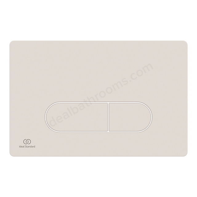 Ideal Standard Oleas P1 pneumatic dual flushplate;   White