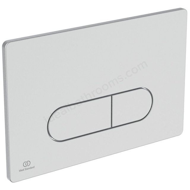 Ideal Standard Oleas P1 pneumatic dual flushplate;   Brushed Chrome