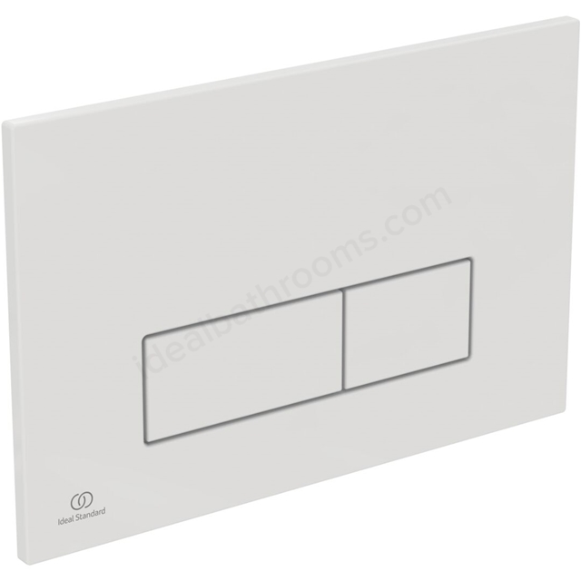 Ideal Standard Oleas P2 pneumatic dual flushplate;   White
