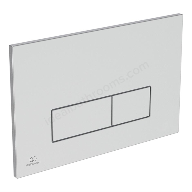 Ideal Standard Oleas P2 pneumatic dual flushplate;   Brushed Chrome