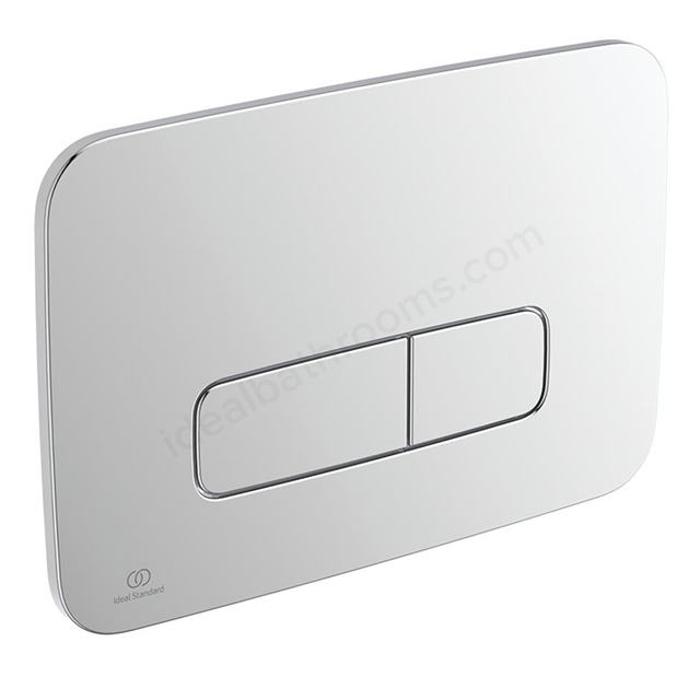 Ideal Standard Oleas M3 mechanical dual flushplate;   Chrome