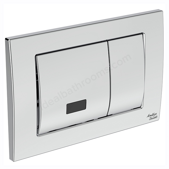 Armitage Shanks Septa Pro E1 Electronic (infared) & Manual Metal Dual Flushplate 