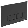 Armitage Shanks Oleas P2 Pneumatic Dual Flushplate, Black