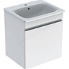 Geberit Renova Plan 600mm; 1 Drawer Vanity Unit & Basin - White
