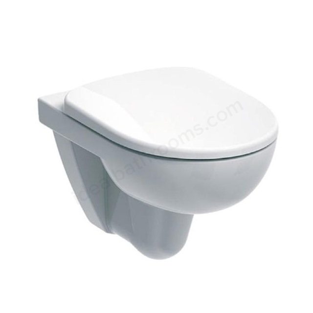 Geberit Selnova Wall-Hung WC Pack; w/ Pan & Standard Close Seat