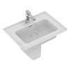 Ideal Standard Retail Strada II 600mm Vanity Basin; 1 Tap Hole & Clicker Waste - White