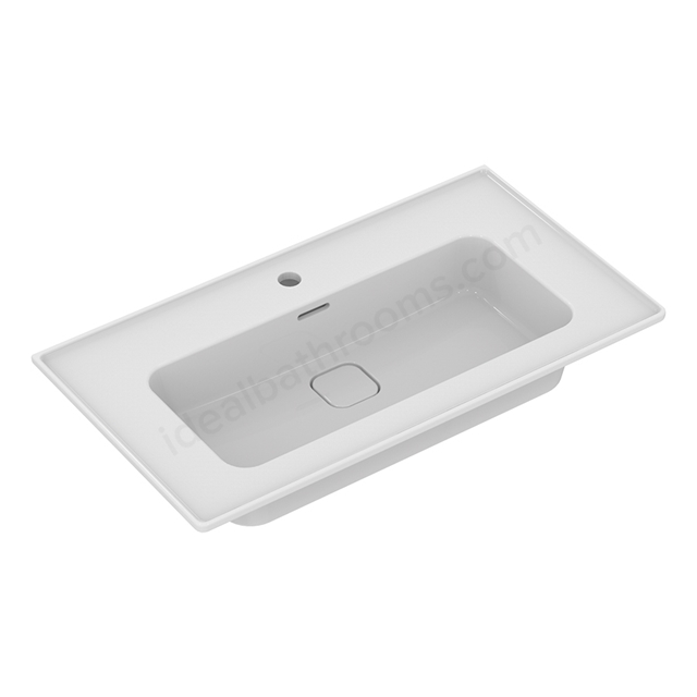 Ideal Standard Retail Strada II 840mm Vanity Basin; 1 Tap Hole & Clicker Waste - White