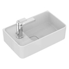 Ideal Standard Retail Strada II 450mm Cloakroom Basin; 1 Tap Hole & Clicker Waste - White