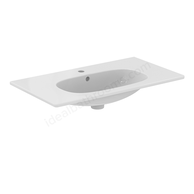 Ideal Standard Retail Tesi 825mm Vanity Basin; 1 Tap Hole - White