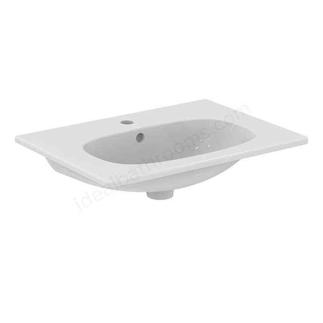 Ideal Standard Retail Tesi 600mm Vanity Basin; 1 Tap Hole - White