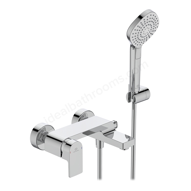 Ideal Standard Retail Edge Single Lever Wall Mounted Bath Shower Mixer - Chrome