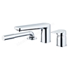 Ideal Standard Retail Tonic II Single Lever 3 Tap Hole Bath Shower Mixer with Spout - Chrome