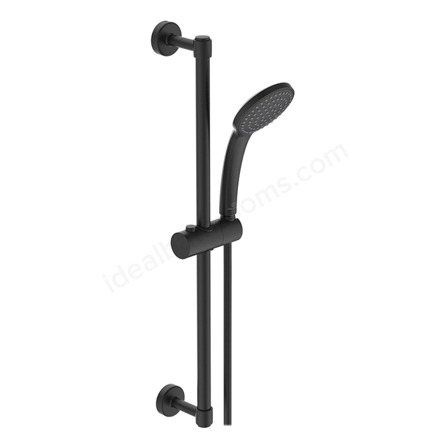Idealrain S1 shower kit - 1 mode handspray;  600mm slide rail; 1.35m Idealflex hose