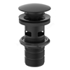 Ideal Standard Retail Slotted Basin Clicker Waste - Silk Black