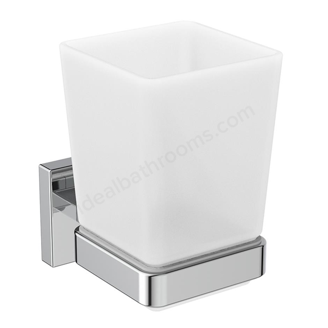 Ideal Standard IOM Square Tumbler & Holder