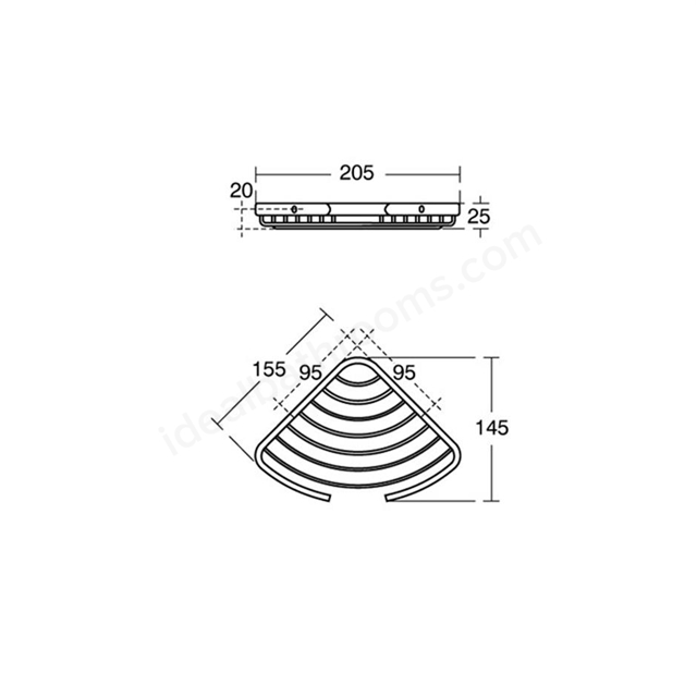 Ideal Standard Concept Soap Corner Basket