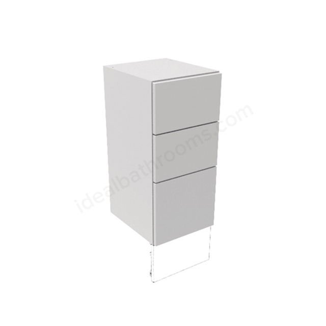 Tavistock Calm 300mm 3 Drawer Cupboard Carcass - Graphite