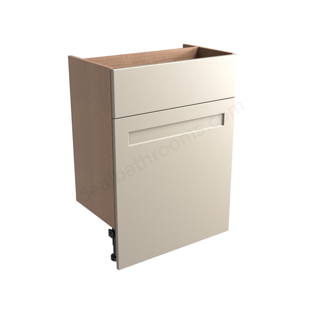 Tavistock Legacy Standard  600 Back to Wall WC Unit & Fascia Matt Flax