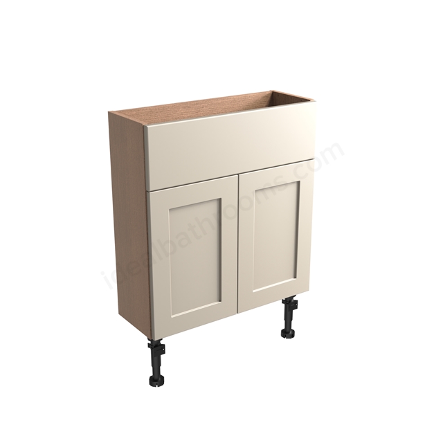 Tavistock Legacy Slim 600 Semi coutnertop Unit & Fascia Matt Flax