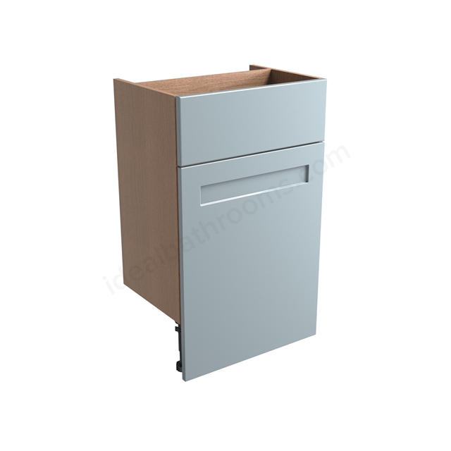 Tavistock Legacy Standard 500 Back to Wall WC Unit & Fascia Matt Mineral Blue