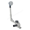 Geberit Turn Handle Bath Waste, 260mmL (Standard) Ready-to-Fit Set, Chrome