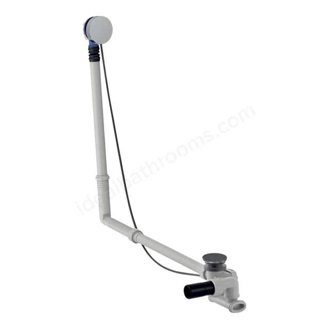 Geberit Turn Handle Bath Waste 730mmL (Large), Ready-to-Fit Set, Chrome