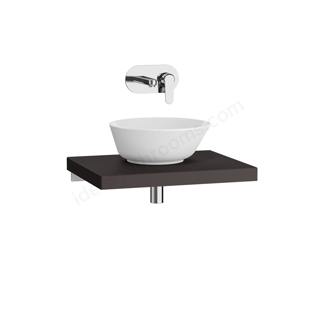 VitrA Options 600mm Wall Hung Countertop - Matt Anthracite