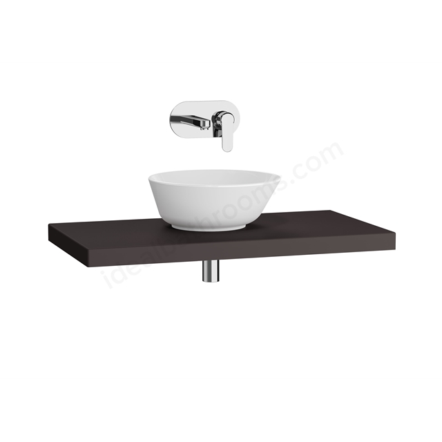 VitrA Options 900mm Wall Hung Countertop - Matt Anthracite
