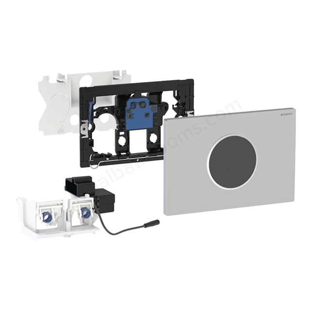 Geberit Sigma10 Mains Powered Infrared Touchless Dual Flush Plate - Stainless Steel