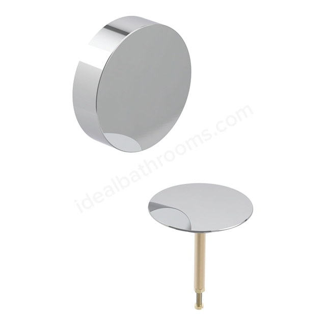 Geberit Turn Handle Bath Waste Ready-to-Fit Set, Chrome