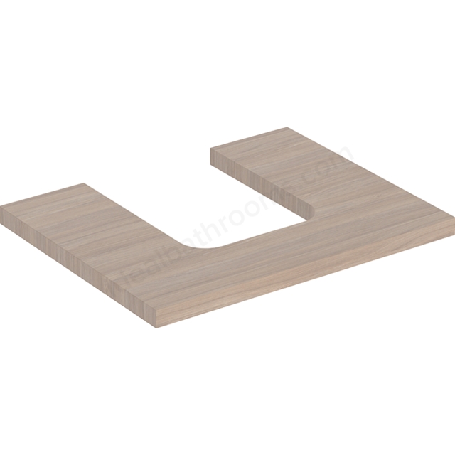 Geberit One Central Cut-out 600mm Washtop - Oak