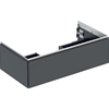 Geberit One 900mm 1 Drawer Washbasin Unit - Matt Black