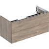 Geberit One 1050mm 2 Drawer Washbasin Unit - Hickory