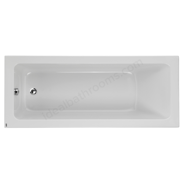 Twyford Aspect 1700mmL Acrylic Bath & Legs; No Tap Holes