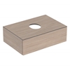 Geberit VariForm Cabinet for Lay-On Basin, One Drawer, 750mmW, Oak