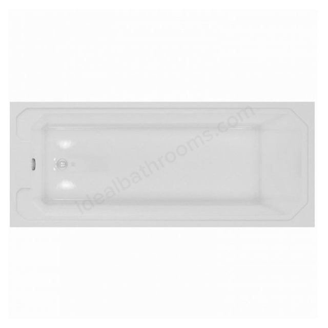 RAK Ceramics Washington 1700mm x 750mm 0 Tap Hole Single Ended Bath - White