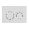 Geberit Omega20 Dual Flush plate - Matt White