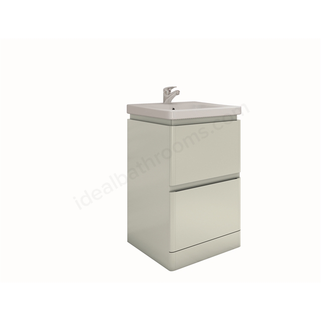 RAK Ceramics Resort 550mm x 500mm Floor Standing Basin Unit - Stone