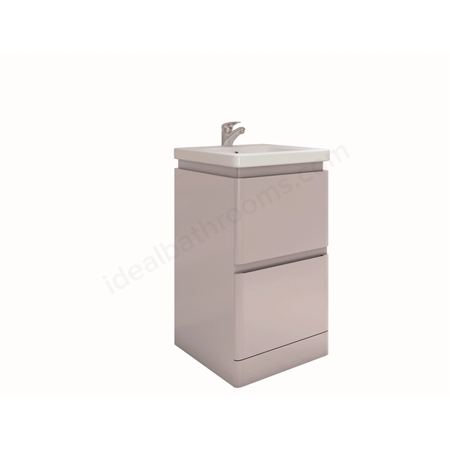 RAK Ceramics Resort 500mm x 500mm Floor Standing Basin Unit - Mushroom