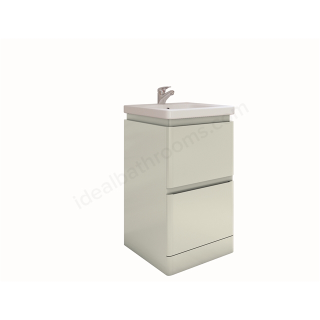 RAK Ceramics Resort 500mm x 500mm Floor Standing Basin Unit - Stone